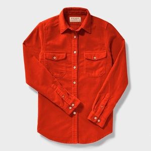 Filson Burnt Orange Moleskin Shirt